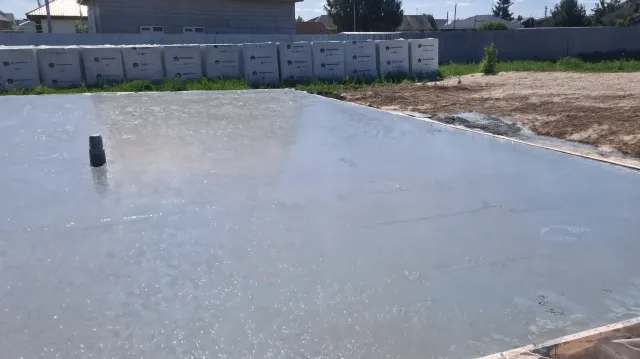 Расчёт толщины фундамента под нагрузку 1500 кг